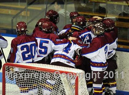 Thumbnail 2 in Masuk vs. Brookfield/Bethel/Danbury (CIAC Division 3 Semifinal) photogallery.