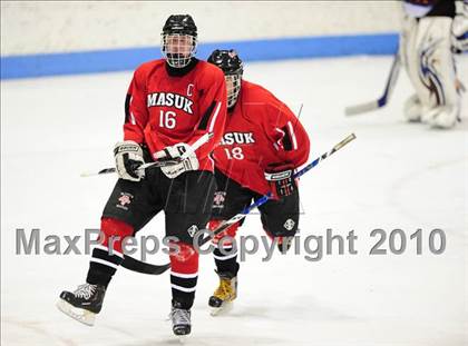 Thumbnail 3 in Masuk vs. Brookfield/Bethel/Danbury (CIAC Division 3 Semifinal) photogallery.