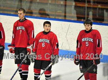 Thumbnail 1 in Masuk vs. Brookfield/Bethel/Danbury (CIAC Division 3 Semifinal) photogallery.