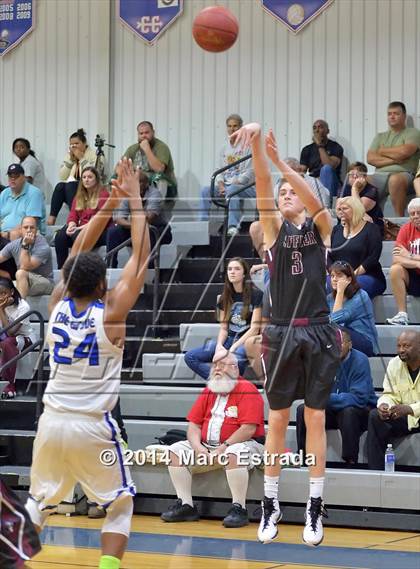 Thumbnail 3 in Seffner Christian vs. Inlet Grove 2014 Mustang Christmas Tournament photogallery.