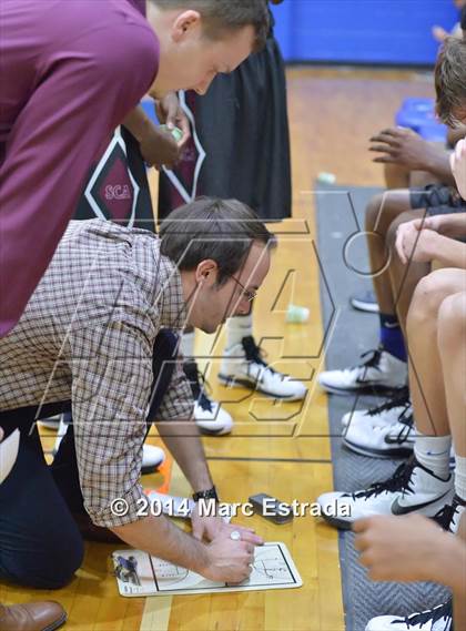 Thumbnail 3 in Seffner Christian vs. Inlet Grove 2014 Mustang Christmas Tournament photogallery.