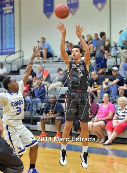 Thumbnail 3 in Seffner Christian vs. Inlet Grove 2014 Mustang Christmas Tournament photogallery.