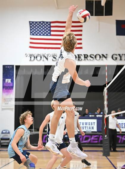 Thumbnail 2 in Benjamin Franklin @ Northwest Christian (AIA 4A Quarterfinal)  photogallery.