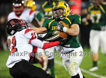 Thumbnail 2 in Cromwell vs. Holy Cross (CIAC Class S Final) photogallery.