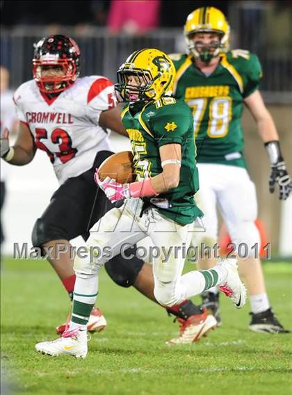 Thumbnail 3 in Cromwell vs. Holy Cross (CIAC Class S Final) photogallery.