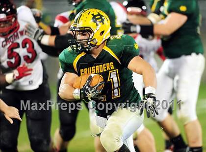 Thumbnail 2 in Cromwell vs. Holy Cross (CIAC Class S Final) photogallery.