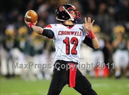 Thumbnail 2 in Cromwell vs. Holy Cross (CIAC Class S Final) photogallery.
