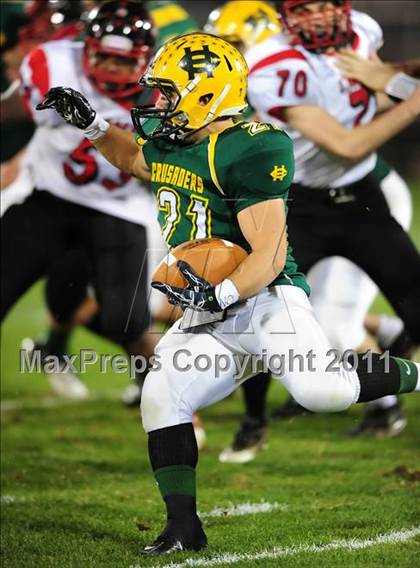 Thumbnail 3 in Cromwell vs. Holy Cross (CIAC Class S Final) photogallery.