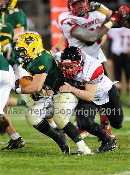 Thumbnail 2 in Cromwell vs. Holy Cross (CIAC Class S Final) photogallery.