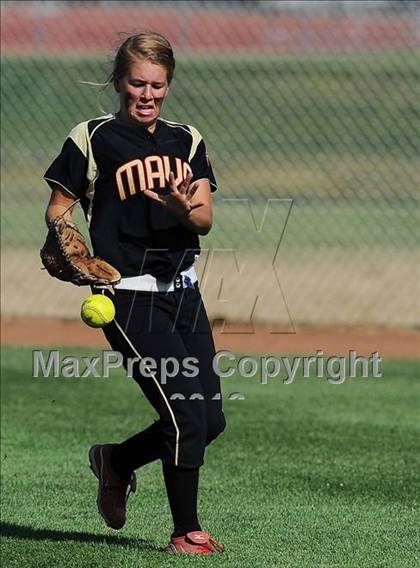 Thumbnail 2 in Maize South vs. McPherson (4A Regional Semi-final) photogallery.