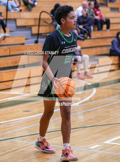 Thumbnail 1 in Desert Edge vs. Phoenix Christian (Hoopsgiving Tournament) photogallery.