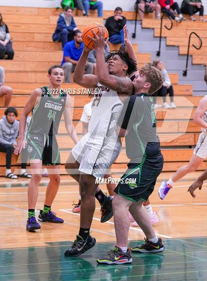 Thumbnail 1 in Desert Edge vs. Phoenix Christian (Hoopsgiving Tournament) photogallery.