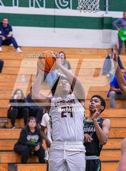 Thumbnail 1 in Desert Edge vs. Phoenix Christian (Hoopsgiving Tournament) photogallery.