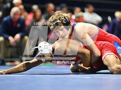 Thumbnail 1 in UIL Wrestling 5A-6A Finals (Round 4) photogallery.