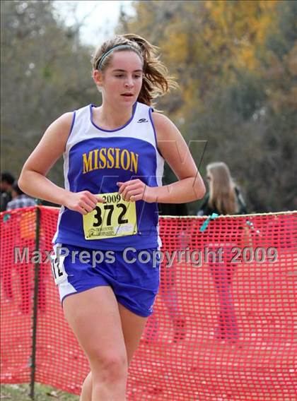 Thumbnail 2 in CIF State Cross Country Championships (D5 Girls) photogallery.