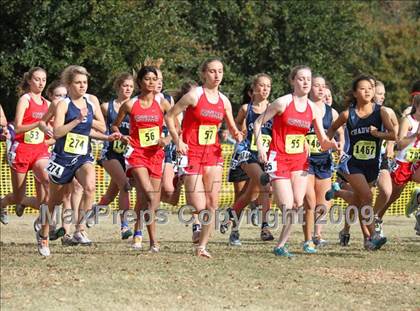 Thumbnail 1 in CIF State Cross Country Championships (D5 Girls) photogallery.