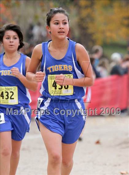 Thumbnail 2 in CIF State Cross Country Championships (D5 Girls) photogallery.