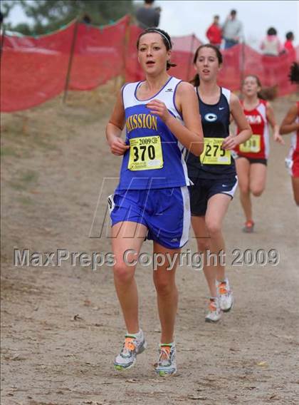 Thumbnail 2 in CIF State Cross Country Championships (D5 Girls) photogallery.