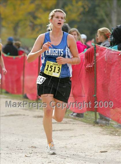Thumbnail 1 in CIF State Cross Country Championships (D5 Girls) photogallery.