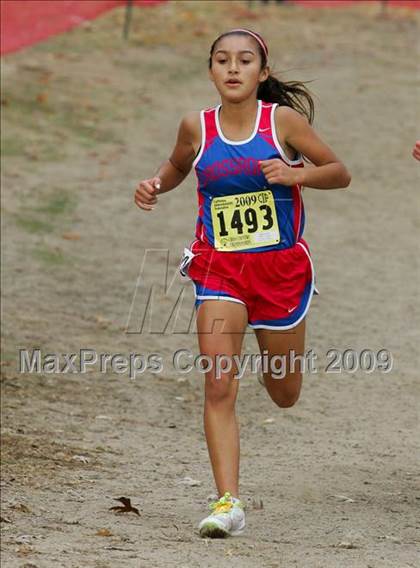Thumbnail 1 in CIF State Cross Country Championships (D5 Girls) photogallery.