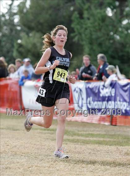 Thumbnail 2 in CIF State Cross Country Championships (D5 Girls) photogallery.