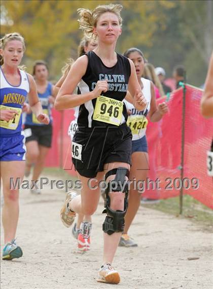 Thumbnail 1 in CIF State Cross Country Championships (D5 Girls) photogallery.