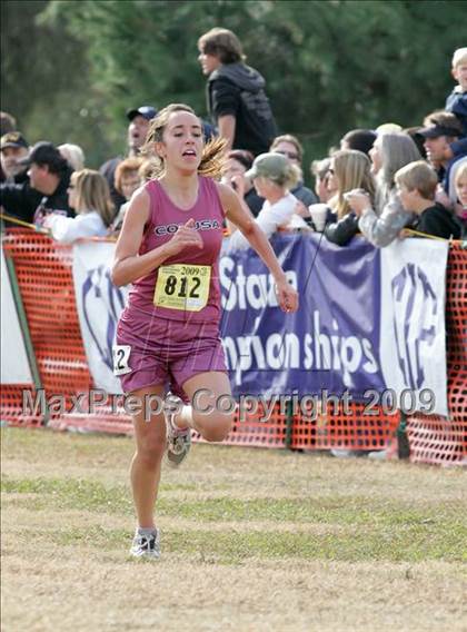 Thumbnail 1 in CIF State Cross Country Championships (D5 Girls) photogallery.