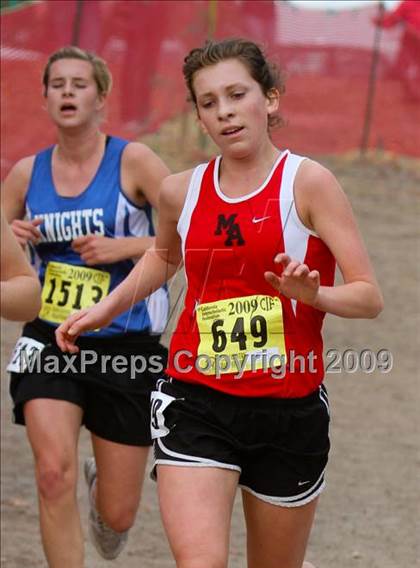 Thumbnail 3 in CIF State Cross Country Championships (D5 Girls) photogallery.