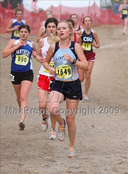 Thumbnail 2 in CIF State Cross Country Championships (D5 Girls) photogallery.