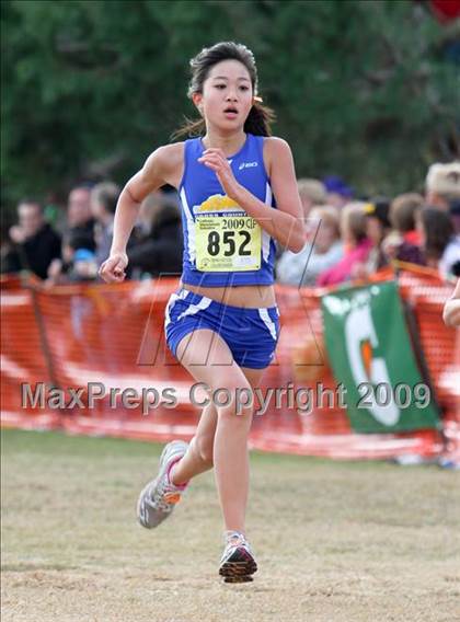 Thumbnail 1 in CIF State Cross Country Championships (D5 Girls) photogallery.