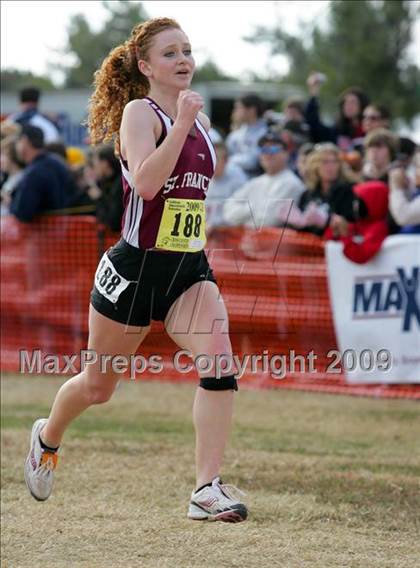 Thumbnail 1 in CIF State Cross Country Championships (D5 Girls) photogallery.