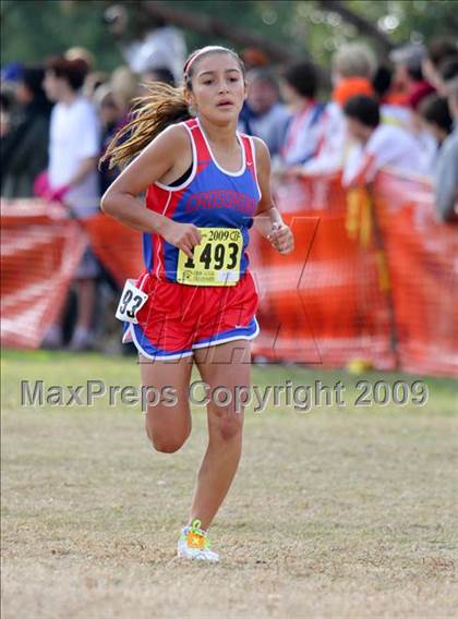 Thumbnail 1 in CIF State Cross Country Championships (D5 Girls) photogallery.