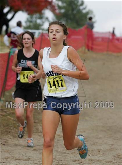 Thumbnail 2 in CIF State Cross Country Championships (D5 Girls) photogallery.