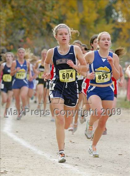 Thumbnail 1 in CIF State Cross Country Championships (D5 Girls) photogallery.