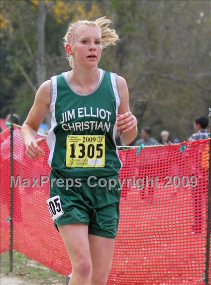 Thumbnail 1 in CIF State Cross Country Championships (D5 Girls) photogallery.