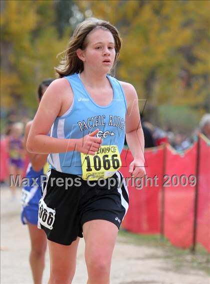 Thumbnail 1 in CIF State Cross Country Championships (D5 Girls) photogallery.