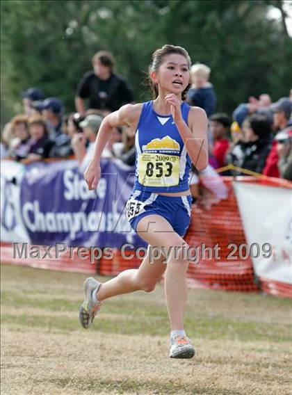 Thumbnail 2 in CIF State Cross Country Championships (D5 Girls) photogallery.
