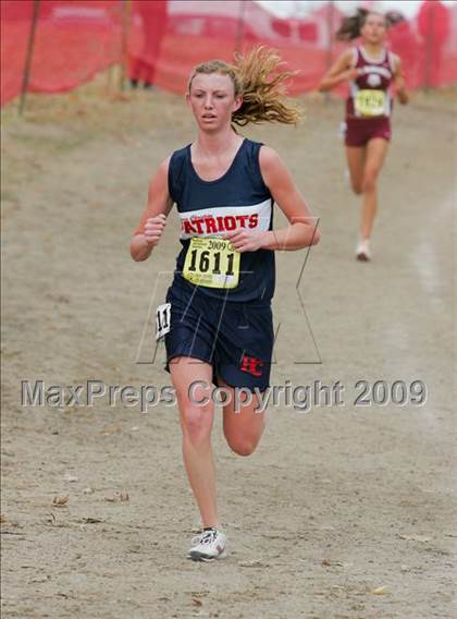 Thumbnail 1 in CIF State Cross Country Championships (D5 Girls) photogallery.