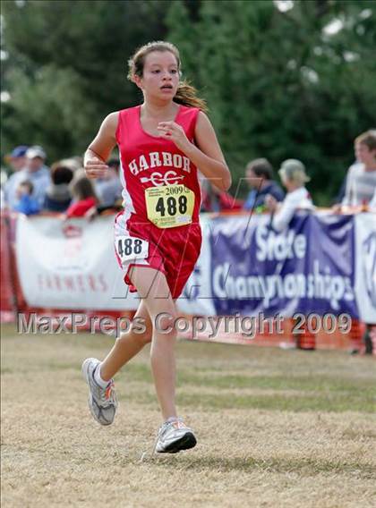 Thumbnail 3 in CIF State Cross Country Championships (D5 Girls) photogallery.
