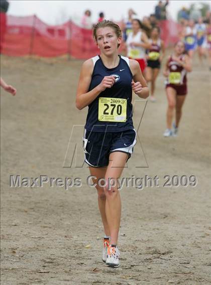 Thumbnail 2 in CIF State Cross Country Championships (D5 Girls) photogallery.