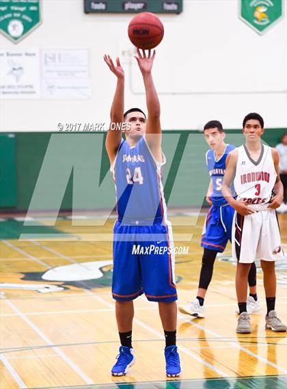 Thumbnail 1 in Ironwood vs. Camelback (Sunnyslope Hoopsgiving Tournament) photogallery.