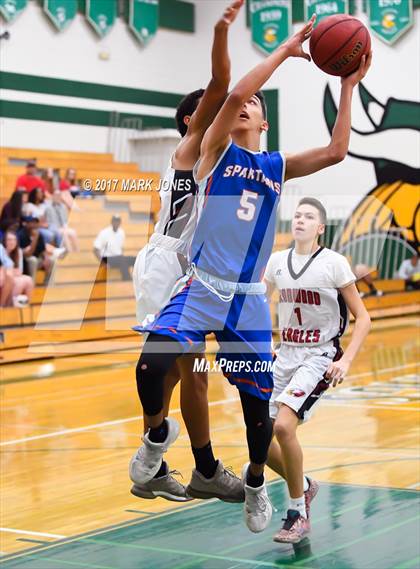 Thumbnail 2 in Ironwood vs. Camelback (Sunnyslope Hoopsgiving Tournament) photogallery.
