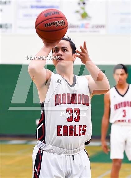 Thumbnail 1 in Ironwood vs. Camelback (Sunnyslope Hoopsgiving Tournament) photogallery.