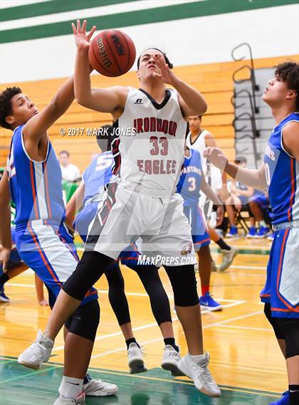 Thumbnail 2 in Ironwood vs. Camelback (Sunnyslope Hoopsgiving Tournament) photogallery.