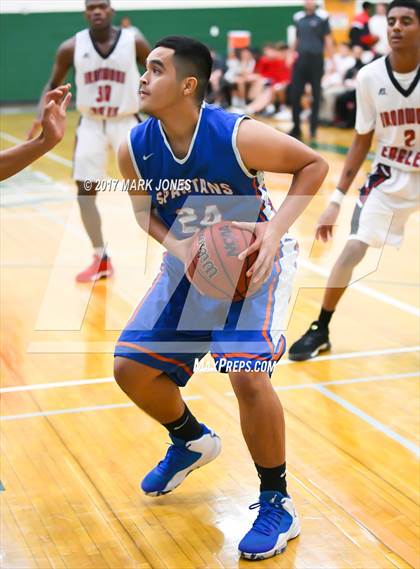 Thumbnail 2 in Ironwood vs. Camelback (Sunnyslope Hoopsgiving Tournament) photogallery.