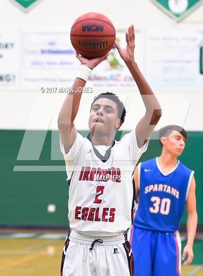 Thumbnail 1 in Ironwood vs. Camelback (Sunnyslope Hoopsgiving Tournament) photogallery.