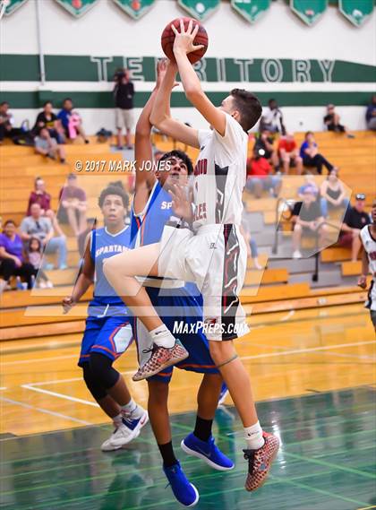 Thumbnail 1 in Ironwood vs. Camelback (Sunnyslope Hoopsgiving Tournament) photogallery.