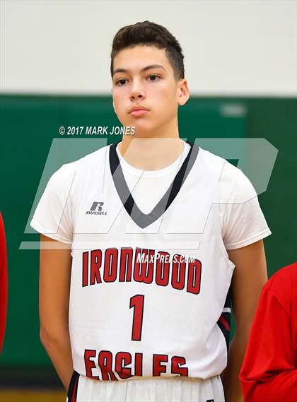 Thumbnail 2 in Ironwood vs. Camelback (Sunnyslope Hoopsgiving Tournament) photogallery.
