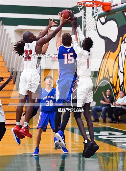 Thumbnail 1 in Ironwood vs. Camelback (Sunnyslope Hoopsgiving Tournament) photogallery.