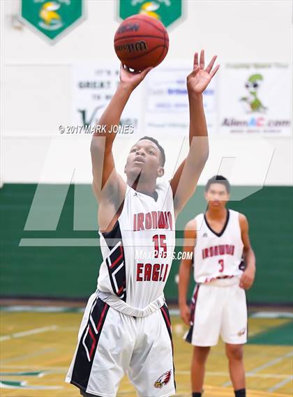 Thumbnail 1 in Ironwood vs. Camelback (Sunnyslope Hoopsgiving Tournament) photogallery.